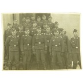 Gruppfoto av Luftwaffes luftvärnskanonister